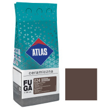 Фуга ATLAS CERAMICZNA (1-20мм) 024 темно-коричневый 2 кг