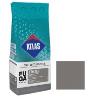 Фуга  ATLAS CERAMICZNA (1-20мм) 136 сріблястий 2кг