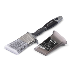 Кутова щітка з футляром Platinum Angle Cut Brush для фарбування деревини 35 мм