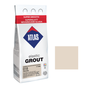 Фуга для плитки ATLAS ELASTIC GROUT (1-7 мм) 018 пастельно-бежевий 2 кг