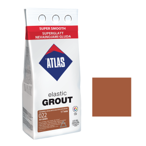 Фуга для плитки ATLAS ELASTIC GROUT (1-7 мм) 022 ореховый 2 кг