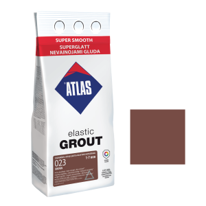 Фуга для плитки ATLAS ELASTIC GROUT (1-7 мм) 023 коричневый 2 кг