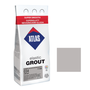 Фуга для плитки ATLAS ELASTIC GROUT (1-7 мм) 034 cветло-серый 2 кг