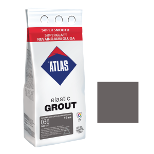 Фуга для плитки ATLAS ELASTIC GROUT (1-7 мм) 036 темно-серый 2 кг