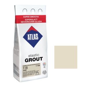 Фуга для плитки ATLAS ELASTIC GROUT (1-7 мм) 118 жасминовый 2 кг