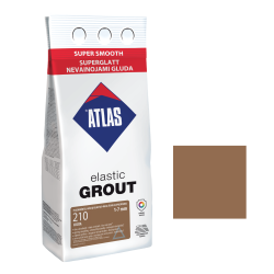 Фуга для плитки ATLAS ELASTIC GROUT (1-7 мм) 210 какао 2 кг