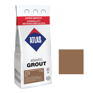 Фуга для плитки ATLAS ELASTIC GROUT (1-7 мм) 209 каштановий 2 кг