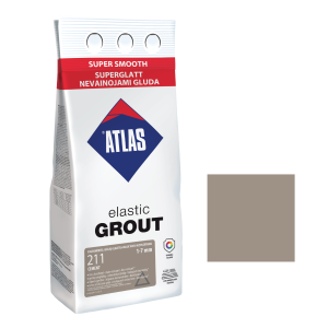 Фуга для плитки АТЛАС ELASTIC GROUT (1-7 мм) 211 цементний 2 кг