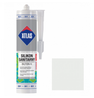 Герметик силиконовый санитарный ATLAS SILTON S 0001 белый 280ml
