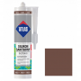 Герметик силиконовый санитарный ATLAS SILTON S 0023 коричневый 280ml