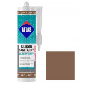 Герметик силіконовий санітарний ATLAS SILTON S 0207 латте 280ml