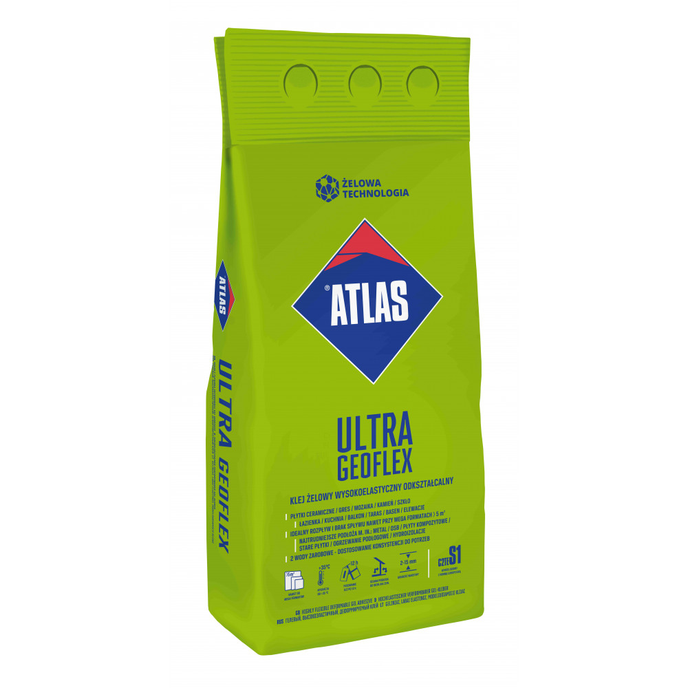 Клей для плитки высокоэластичный ATLAS GEOFLEX ULTRA 5кг