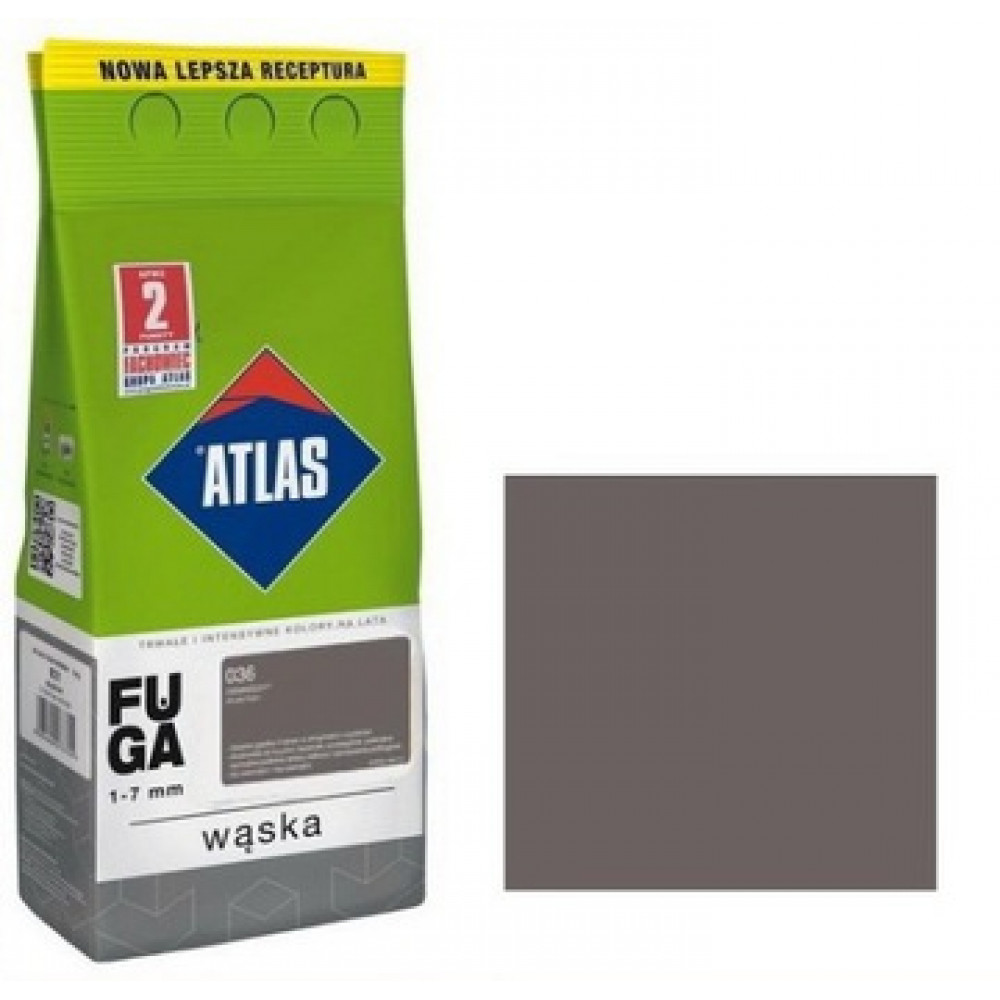 Фуга АТLAS WASKA (1-7mm) 036 темно-серый 2кг