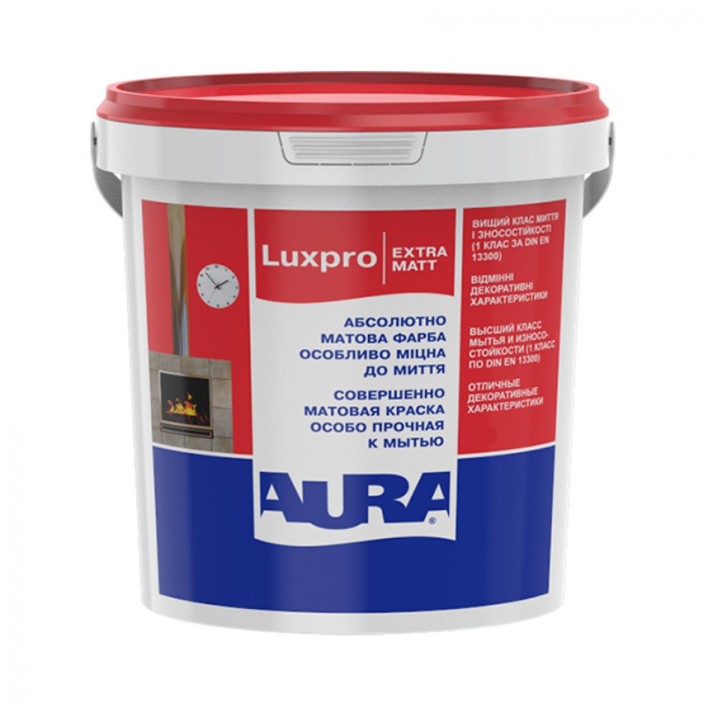 Краска дисперсионная AURA Lux Pro Extramatt TR 0.9л