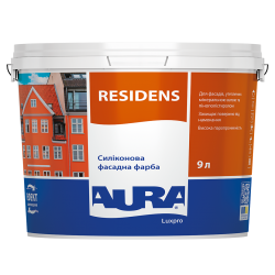 Фарба фасадна силіконова AURA Lux Pro Residens  9 л