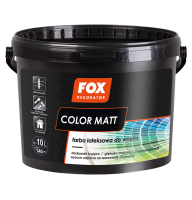 Фарба латексна внутрішня FOX DEKORATOR Color Matt біла 2,5л.