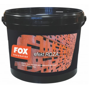 Декоративная штукатурка FOX DEKORATOR EFEKT RDZY UA zestaw na 10m2