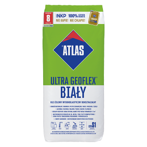 Клей для плитки  эластичный белый ATLAS GEOFLEX  ULTRA BIALY  25кг