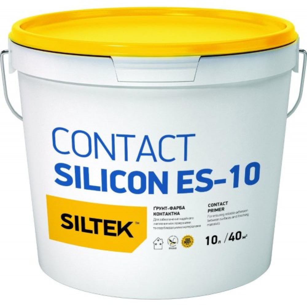 Грунт-фарба контактна силіконова SILTEK CONTACT SILICON ES-10 10л