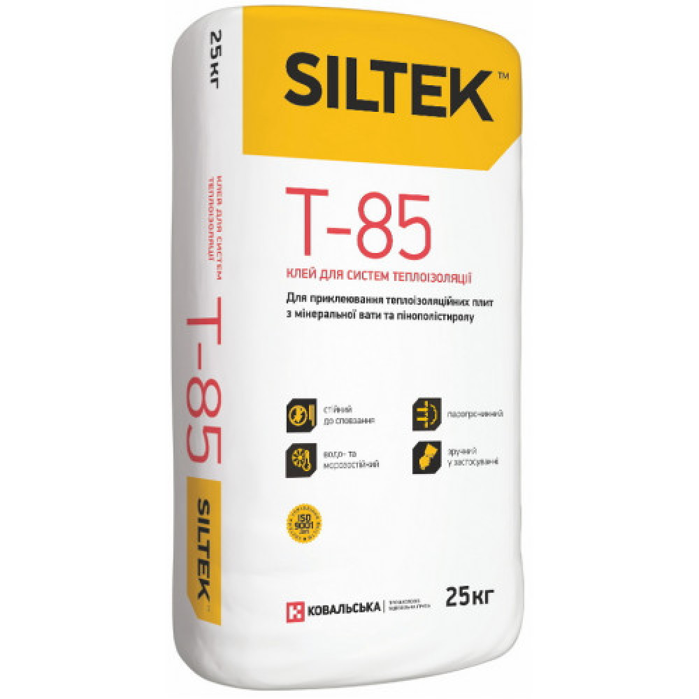 Клей для теплоізоляції Т-85 SILTEK 25кг 