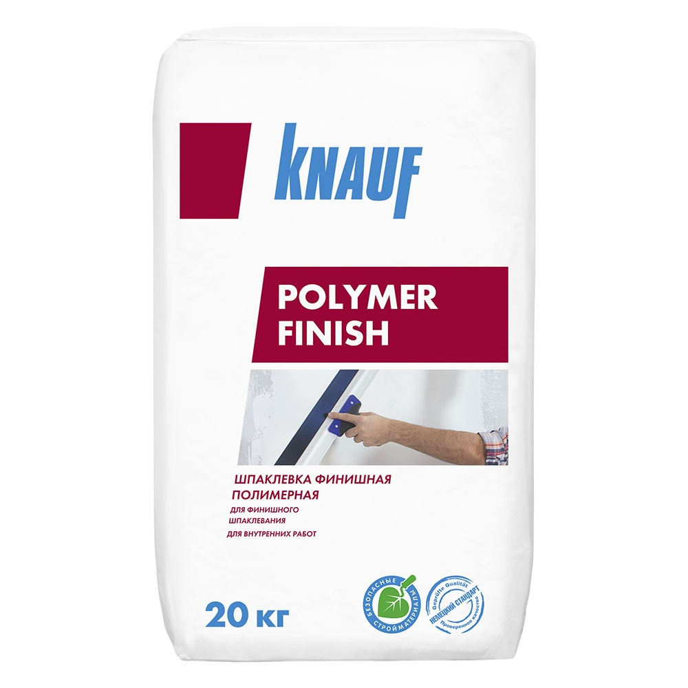 Шпаклевка полимерная финишная Polimer Finish KNAUF 20 кг