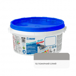 Фуга епоксидна MAPEI Kerapoxy Easy Design  0112 помірний сірий  1,5 кг