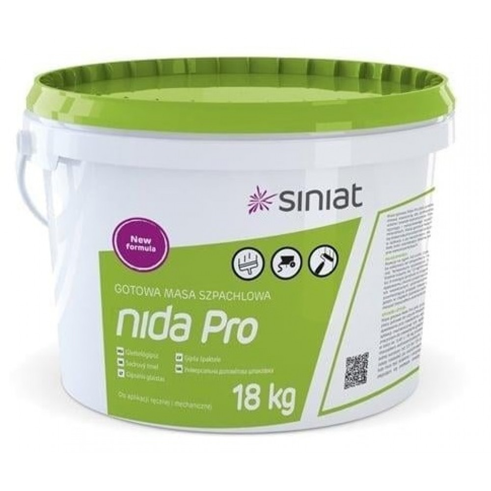 Шпаклівка готова маса NIDA Pro Readymix 18 кг