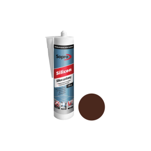 Герметик  силиконовый санитарный SOPRO коричневый бали 59  310ml