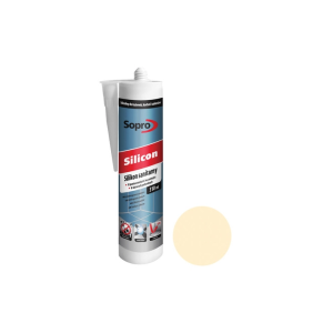 Герметик силиконовый санитарный SOPRO ваніль 30  310ml
