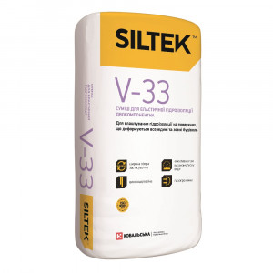 Суміш для гідроізоляції V-33 SILTEK 20кг 