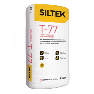 Смесь универсальная для систем теплоизоляции Т-77 SILTEK 25кг