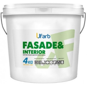 Краска универсальная акриловая Ufarb FASADE&Interior, 4 кг